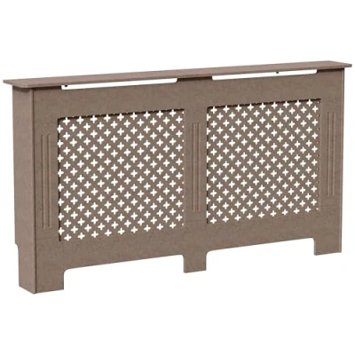 Abbildung von Vida Designs Oxford Heizkörper Hülle unlackiert Traditionelle MDF Schrank, groß
