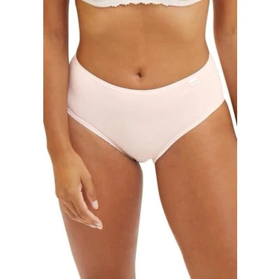 Abbildung von Sans Complexe Damen Simplement Coton Slip, Rose Pfingstrose, Silberfarben, 48