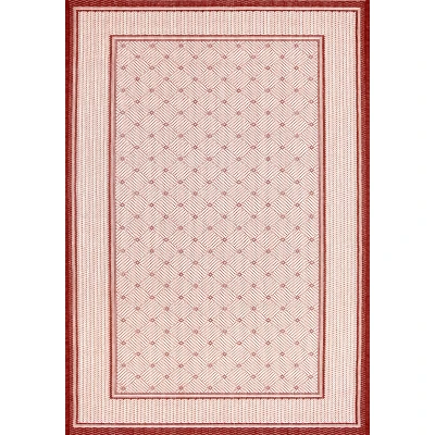Abbildung von andas Teppich &quot;Faberg&quot;, rechteckig, Flachgewebe, Sisal Optik, mit Bordüre, pflegeleicht, Scandi