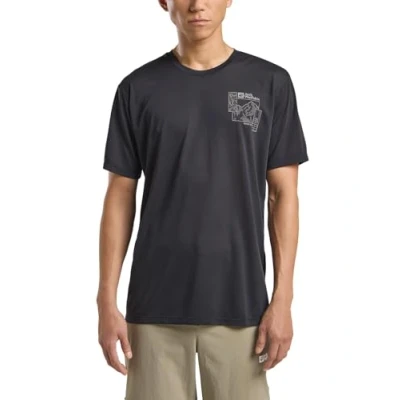 Abbildung von Jack Wolfskin Vonnan Graphic Sport Tshirt, Herren, Größe: 3XL, Explore phantom