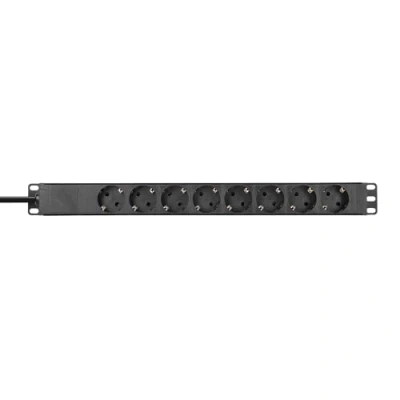 Abbildung von Adam Hall Cables 87471 19&quot; Stromverteiler 1HE 8 Fach mit Schalter