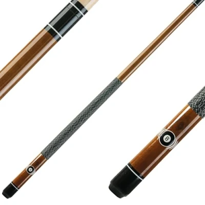 Abbildung von Poolqueue EIGHT BALL BRAUN, L&auml;nge 147 cm. 2 tlg