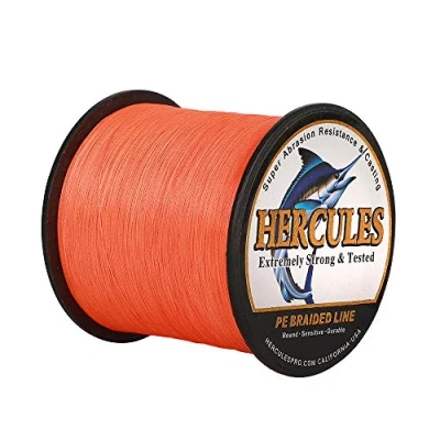 Abbildung von Hercules Super Cast 100m 2000m 109 2196 Yards Geflochtene Angelschnur 6lb 100lb Test für Salzwasser Süßwasser PE Geflecht Fischdraht Superline 4 Stränge