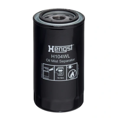Abbildung von HENGST FILTER H104WL Luftfilter 178 93 Anschraubfilter