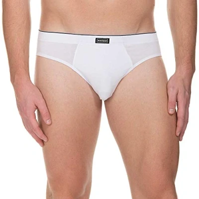 Abbildung von Bruno Banani Herren Sportslip Infinity Slip, Weiß (Weiß 001), Medium (Herstellergröße: M)