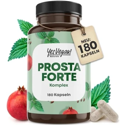 Abbildung von Prostata Forte Komplex hochdosiert, Kürbiskern, Brennnessel, Granantapfel, Selen PREMIUM 1x180 St