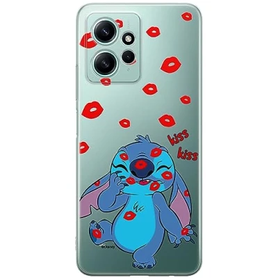 Abbildung von ERT GROUP Handyhülle für Xiaomi REDMI Note 12 4G Original und offiziell Lizenziertes Disney Muster Stitch 017 optimal an die Form des Handy angepasst, teilweise transparent