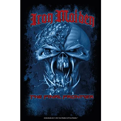 Abbildung von Aufkleber Final Frontier Iron Maiden Band Musik Heavy Metal Sticker ca. 14x9 cm