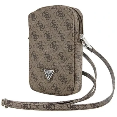 Abbildung von CG MOBILE Guess Handytasche GUWBZP4GFTSW braun Zip 4G Triangle