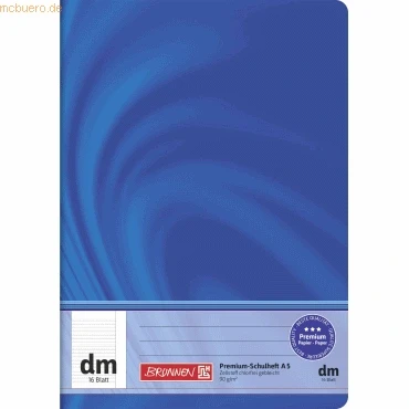 Abbildung von Heft A5 Lin.dm 16Bl.liniert/Rand Prem