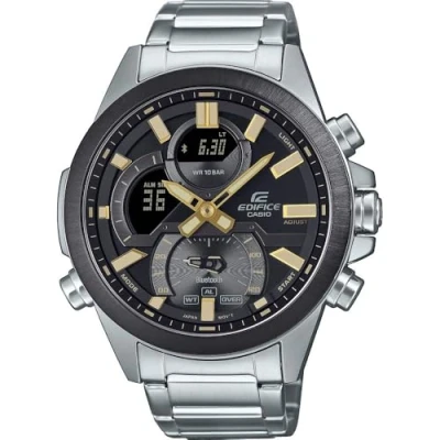 Abbildung von Casio ECB 30DB 1A9EF Edifice Herrenuhr Bluetooth Schwarz/Goldfarben
