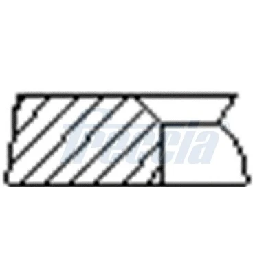 Abbildung von FRECCIA FR10 079300 Kolbenringsatz 80 BMW: 3 Limousine, Touring, 5 Limousine