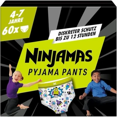 Abbildung von Pampers Ninjamas Pyjamahöschen Space, 60 Windeln, 17 30 kg