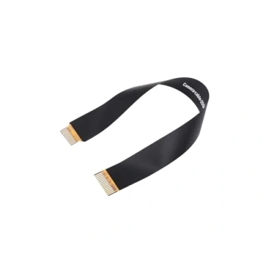 Abbildung von CSI FPC Flexibles Kabel für Raspberry Pi 5, 22Pin auf 15Pin Pi5 Kamerakabel Geeignet Kameramodule, mit Schwarzer EMI Abschirmungsfolie, Stabilere Signalübertragung (200mm)