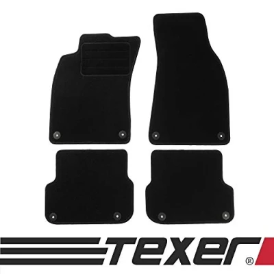 Abbildung von TEXER Textil Fußmatten Passend für Audi A6 C6 4F Bj. 2006 2011 Basic