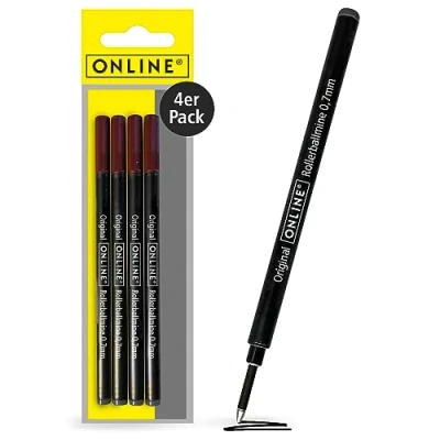 Abbildung von Online Pen Tintenroller Rollerball Mine, kompatibel mit Tintenrollern verschiedener Marken