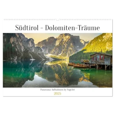 Abbildung von Südtirol Dolomiten Träume by VogtArt (Wandkalender 2025 DIN A2 quer), CALVENDO Monatskalender