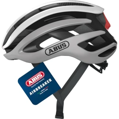 Abbildung von ABUS Unisex, Fahrradhelm, Silber/Weiß, S (51 55 cm)
