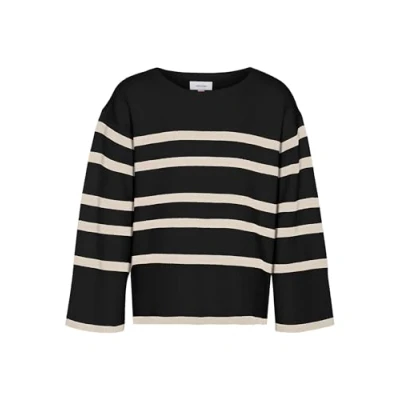 Abbildung von VERO MODA Girl Vmsaba GA NOOS Strickpullover für Kinder, Größe: 116, Black