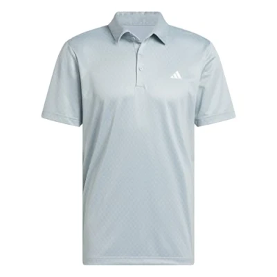 Abbildung von adidas Herren Mens CORE Allover Print Polo Shirt, Wonder Blue/Silver Green, S