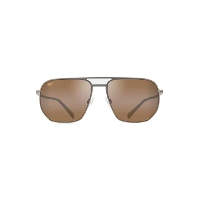 Abbildung von Maui Jim Unisex Sharks Sunglasses, hcl Shark&#039;s Cove Satin se, 55/18/145