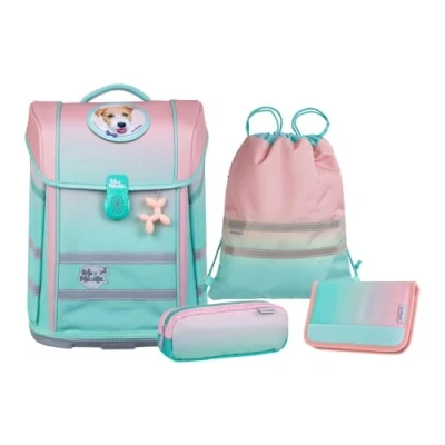 Abbildung von Mcneill Perfecto Schulranzenset 5TEILIG Tagesrucksack für Kinder, Größe: One Size, Gradient strawberry
