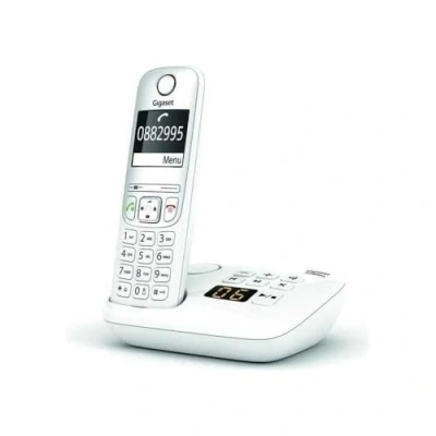 Abbildung von Gigaset AS690A, Schnurloses Telefon mit Anrufbeantworter DECT (Mobilteile: 1, Freisprechen &amp; Anrufschutz kontrastreiches Display)