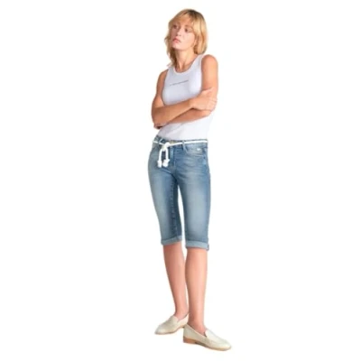 Abbildung von Le Temps Des Cerises Corsair Jeans Shorts, Damen, Größe: 27, Denim azul