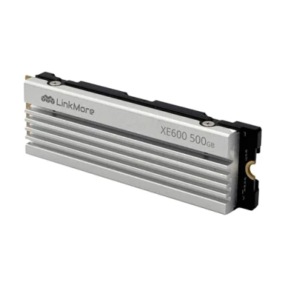 Abbildung von LinkMore XE600 500GB M.2 2280 SSD, PCIe Gen4 NVMe Internal Gaming Solid State Drive with Heatsink, Up to 6500 MB/s, Compatible Playstation 5, PS5