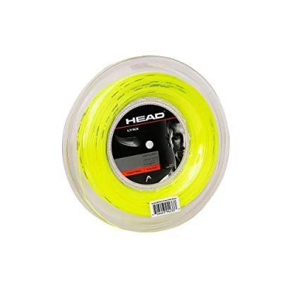 Abbildung von HEAD Unisex Erwachsene Lynx Rolle Tennis Saite, Yellow, 17