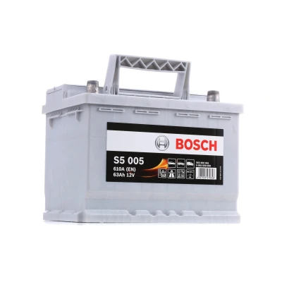 Abbildung von BOSCH S5 0 092 S50 050 Batterie 12V 63Ah 610A B13 VOLKSWAGEN: Golf 6, 5 Schrägheck, Caddy 3 Kastenwagen, ALFA ROMEO: 156 Sportwagon, 147