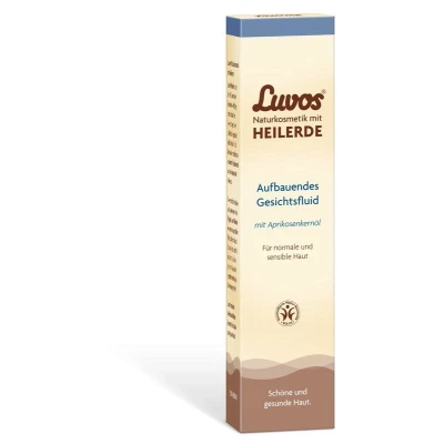 Abbildung von Luvos Gesichtsfluid Basispflege aufbauend