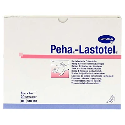 Abbildung von Peha lastotel Fixierbinde 4 cmx4 m
