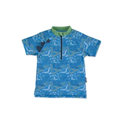 Abbildung von Sterntaler Kurzarmschwimmshirt DINO Surfshirt für Kinder, Größe: 80/86, Helles blau