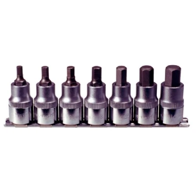 Abbildung von KS TOOLS 911.1320 Steckschlüsseleinsatz Set Innensechskant Chrom Vanadium Stahl 1/2 Vierkant