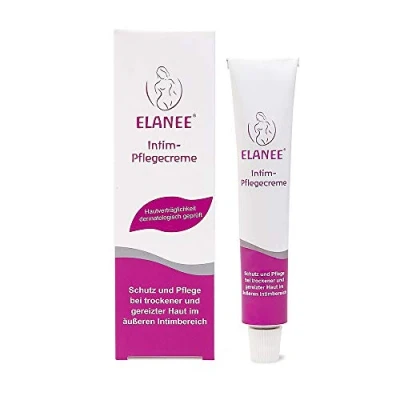 Abbildung von ELANEE Intim Pflegecreme, Schutz und Pflege bei trockener, gereizter Haut mit regenerierendem Panthenol pflegenden Ölen, 20 ml (406 00)