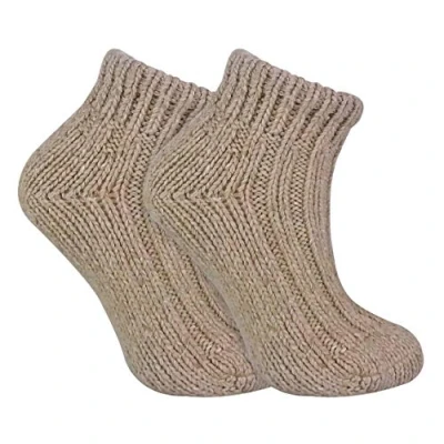 Abbildung von Sock Snob Damen Winter Bunt Gestrickt Kurz Norweger Style Wollsocken (37/42, 06 Oat)