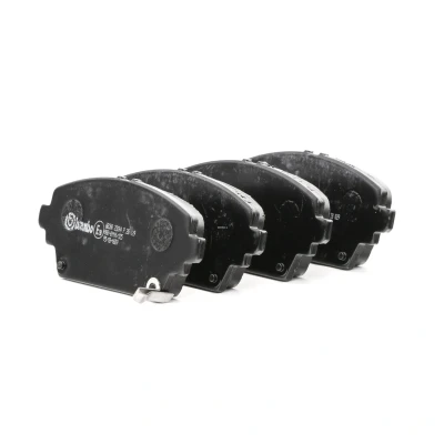 Abbildung von BREMBO P 28 029 Bremsbelagsatz mit akustischer Verschleißwarnung ohne Zubehör NISSAN: Primera Hatchback, Limousine, Almera Tino