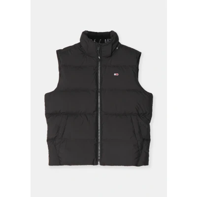 Abbildung von Tommy Jeans Essential Weste, Herren, Größe: 44, Black