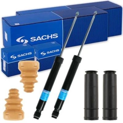 Abbildung von 2x SACHS Stoßdämpfer + Protection Kit hinten für Golf 5 6 Octavia