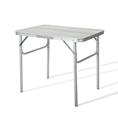 Abbildung von HOMECALL Campingtisch Klapptisch Faltbarer Gartentish Balkontisch (Verstellbare Höhe und Tragegriff), Superleicht aus Aluminium