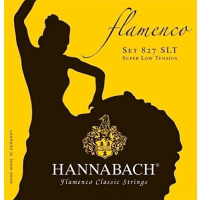 Abbildung von Hannabach Klassikgitarrensaiten Flamenco Serie 827 Super Low Tension 3er Diskant Satz Made in Germany 8278SLT
