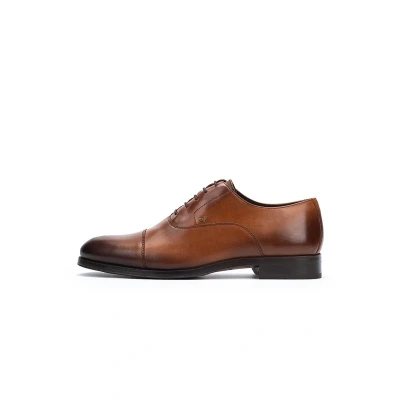 Abbildung von MARTINELLI Schnürschuhe aus Leder, Modell Empire für Herren, Brandy, 41 EU