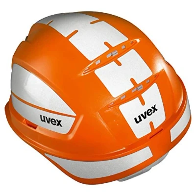 Abbildung von Uvex Pheos B WR Schutzhelm Reflektierender Arbeitshelm für die Baustelle Orange