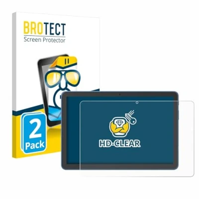 Abbildung von BROTECT (2 Stück Schutzfolie für Amazon Fire HD 10 2023 (13. Gen.) Displayschutz Folie Ultra Klar