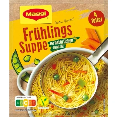 Abbildung von Maggi Guten Appetit, Frühlings Suppe, 63g Beutel, ergibt 4 Teller, 1er Pack (1 x 63g)