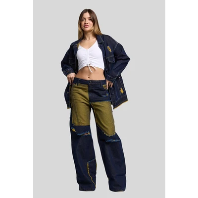Abbildung von Cipo &amp; Baxx Kurzmantel, Damen, Größe: Large, Darkblue