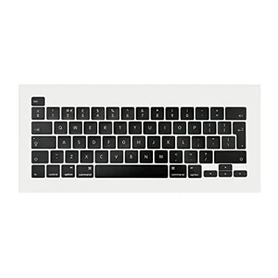 Abbildung von ICTION Ersatz Tastenkappen Set für UK Tastatur, QWERTY MacBook Pro Retina 40,6 cm (16 Zoll) A2141 Tastaturtasten