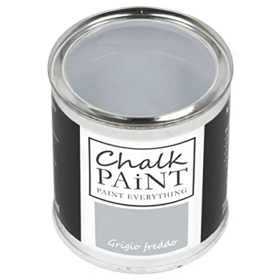 Abbildung von Chalk Paint Everything® Grigio Freddo Kreidefarbe Wasserbasis für Alle Oberflächen einfach zu verarbeiten ohne schlechten Geruch Extra Matt (250 ml)