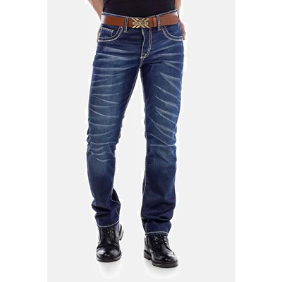 Abbildung von Cipo &amp; Baxx MIT Scharfen Jeans Slim Fit, Herren, Größe: 28x32, Darkblue